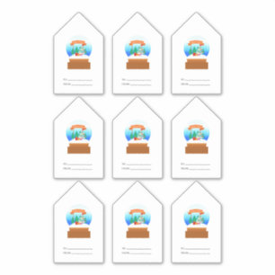 Etiqueta de presentes de Natal do Sticker Xmas apr