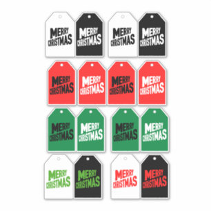 Etiqueta de presentes de Natal do Sticker Xmas apr