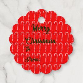 Etiqueta de presentes de Natal feliz