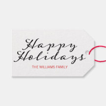 Etiqueta de presentes de Natal Feliz da Xadrez Clá