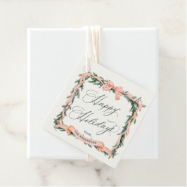 Etiqueta de presentes de Natal para Feriado CHRIST