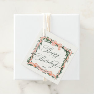 Etiqueta de presentes de Natal para Feriado CHRIST