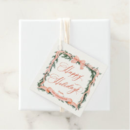 Etiqueta de presentes de Natal para Feriado CHRIST