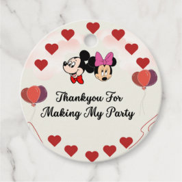 Etiqueta de presentes do Mickey bonito