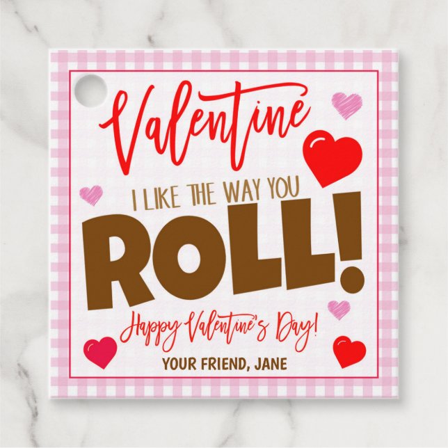 Etiqueta de presentes do namorados (Frente)