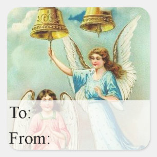 Etiqueta de presentes dos natais vintages e dos an