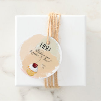 Etiqueta de presentes HBD para alguém especial