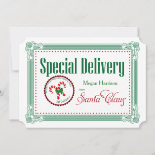 Etiqueta de presentes personalizada de entrega esp