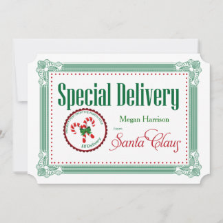 Etiqueta de presentes personalizada de entrega esp