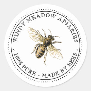 Etiqueta De Produto Apiary Apiary Beekeeper Feita