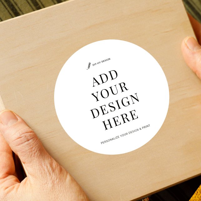 Etiqueta de Produto Arredondado de 3" para Impress (Custom round product label printing 3" circle stickers)