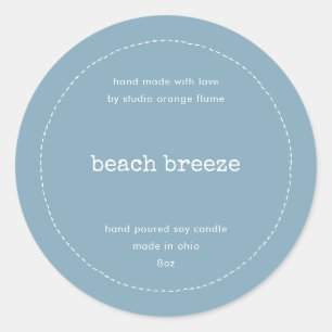 Etiqueta de produto Cosméticos de Velas de Frontei