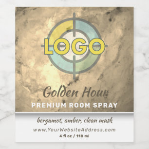 Etiqueta de produto da hora do Ouro do logotipo Do