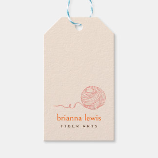 Etiqueta de Produto de Yarn Moderno Fiber Artist