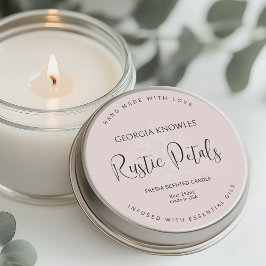 Etiqueta de produto Elegante rosa