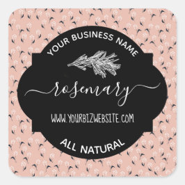 Etiqueta de produto Herb & Spice Jar