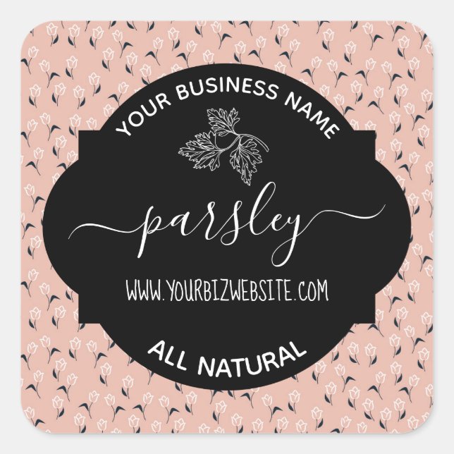 Etiqueta de produto Herb & Spice Jar (Frente)