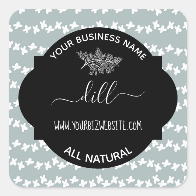 Etiqueta de produto Herb & Spice Jar (Frente)