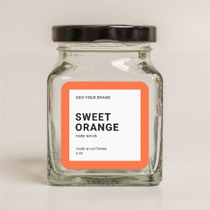 Etiqueta de Produto Mineral Colorido Editável