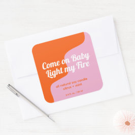 Etiqueta de produto moderno Light My Fire