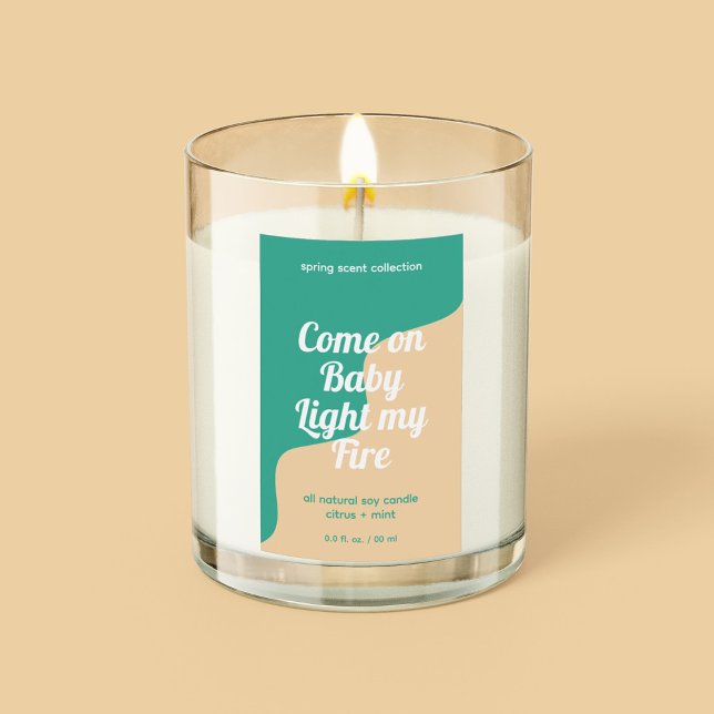 Etiqueta de produto moderno Light My Fire (Criador carregado)