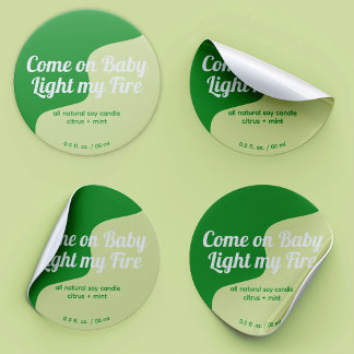 Etiqueta de produto moderno Light My Fire