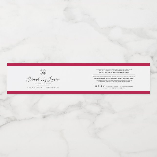 Etiqueta de produto para adicionar componentes col (Rótulo Único)