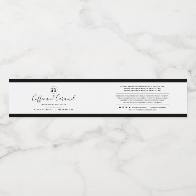 Etiqueta de produto para adicionar componentes col (Rótulo Único)