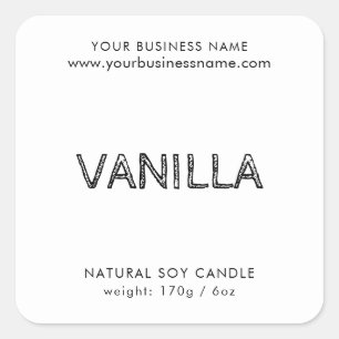 Etiqueta de produto para caneta a preto branco mod