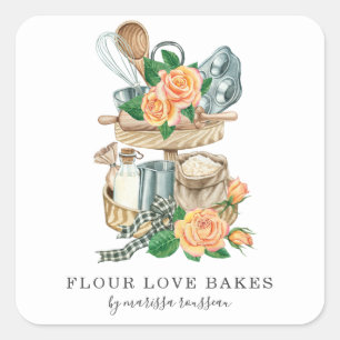 Etiqueta de produto para ferramentas de cozinheiro