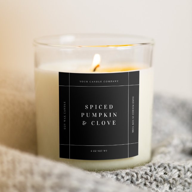 Etiqueta de produto para velas Etiqueta de negócio (Criador carregado)