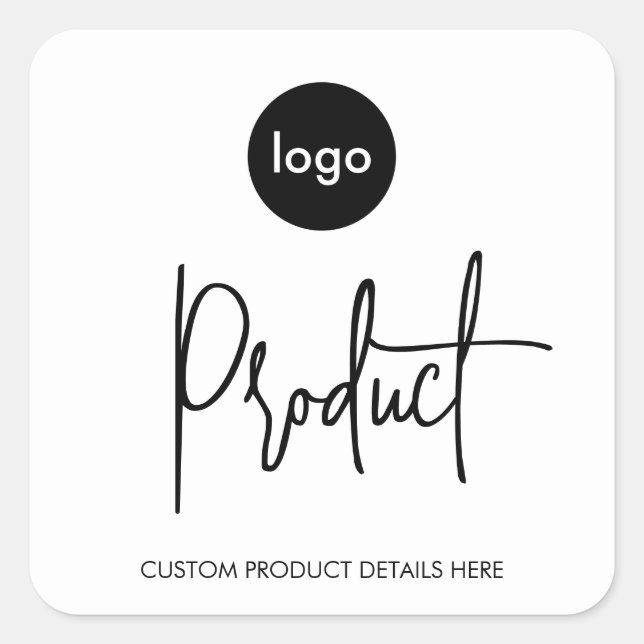 Etiqueta de produto personalizada de logotipo come (Frente)