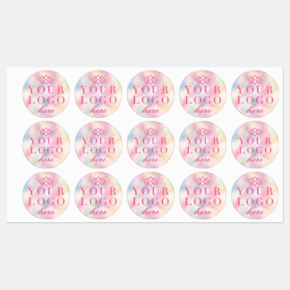 Etiqueta de Promoção da Empresa | Seu logotipo aqu