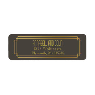 etiqueta de quadro de deco de arte