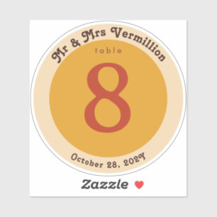 Etiqueta de Registro de Vinilo Groovy Sticker para