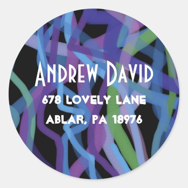 Etiqueta de Resposta do Bar Bat Mitzvah Torah Retr (Frente)