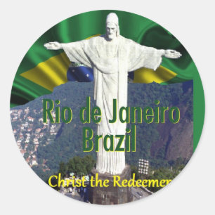 Etiqueta de Rio de Janeiro Brasil