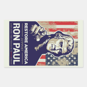 Etiqueta de Ron Paul Jefferson