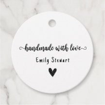 Etiqueta de roupa Agradecimento ao artesão para it