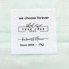 Etiqueta de roupa personalizada Costura ou Crochê