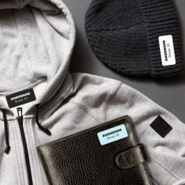 Etiqueta de roupa personalizada para casa de repou