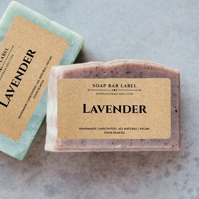 Etiqueta de sabão personalizada Vinheta de fundo K (Criador carregado)