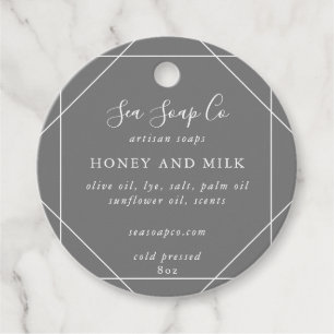 Etiqueta de sabão personalizável