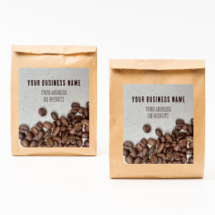 Etiqueta de Saco de Café