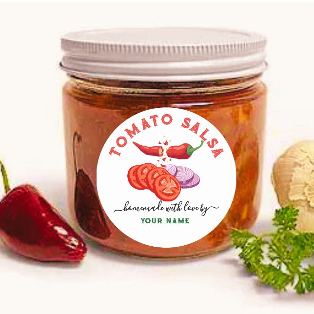 Etiqueta de Salsa de tomate Personalizado (Criador carregado)