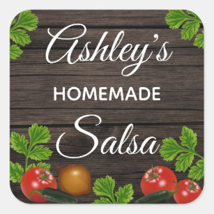 Etiqueta de Salsa Homemade Personalizada
