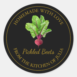 Etiqueta de Seleção de Raiz de Beet Homemade Pre
