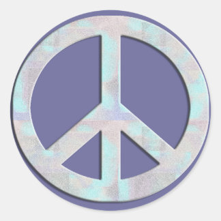 Etiqueta de Sinais de Paz Blues