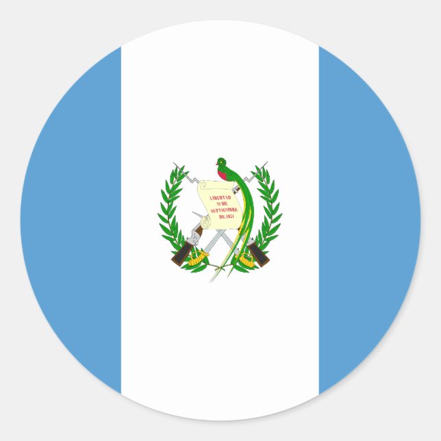 Etiqueta de Sinalizador da Guatemala (Frente)