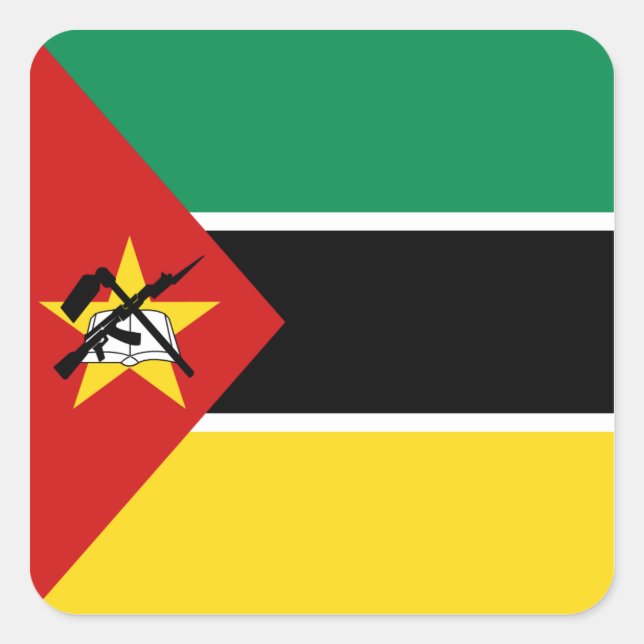Etiqueta de Sinalizador de Moçambique (Frente)